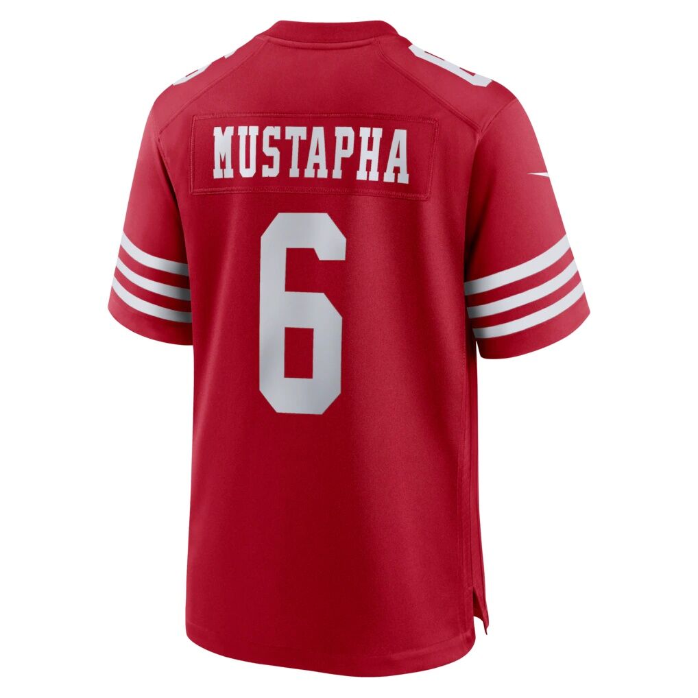 Malik Mustapha San Francisco 49ers Nike  Game Jersey -  Scarlet