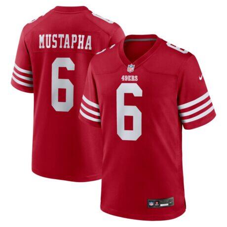 Malik Mustapha San Francisco 49ers Nike Game Jersey - - Front View