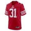 Isaac Guerendo San Francisco 49ers Nike Game Jersey - - Side View