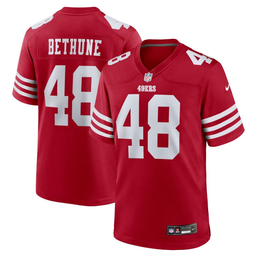 Tatum Bethune San Francisco 49ers Nike  Game Jersey -  Scarlet
