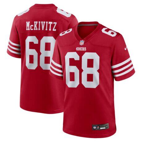 Colton McKivitz San Francisco 49ers Nike Game Jersey - - Front View