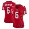 Malik Mustapha San Francisco 49ers Nike Women's Team Game Jersey - - Front View