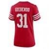 Isaac Guerendo San Francisco 49ers Nike Women's Team Game Jersey - - Detail View