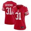 Isaac Guerendo San Francisco 49ers Nike Women's Team Game Jersey - - Front View