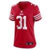 Isaac Guerendo San Francisco 49ers Nike Women's Team Game Jersey - - Side View