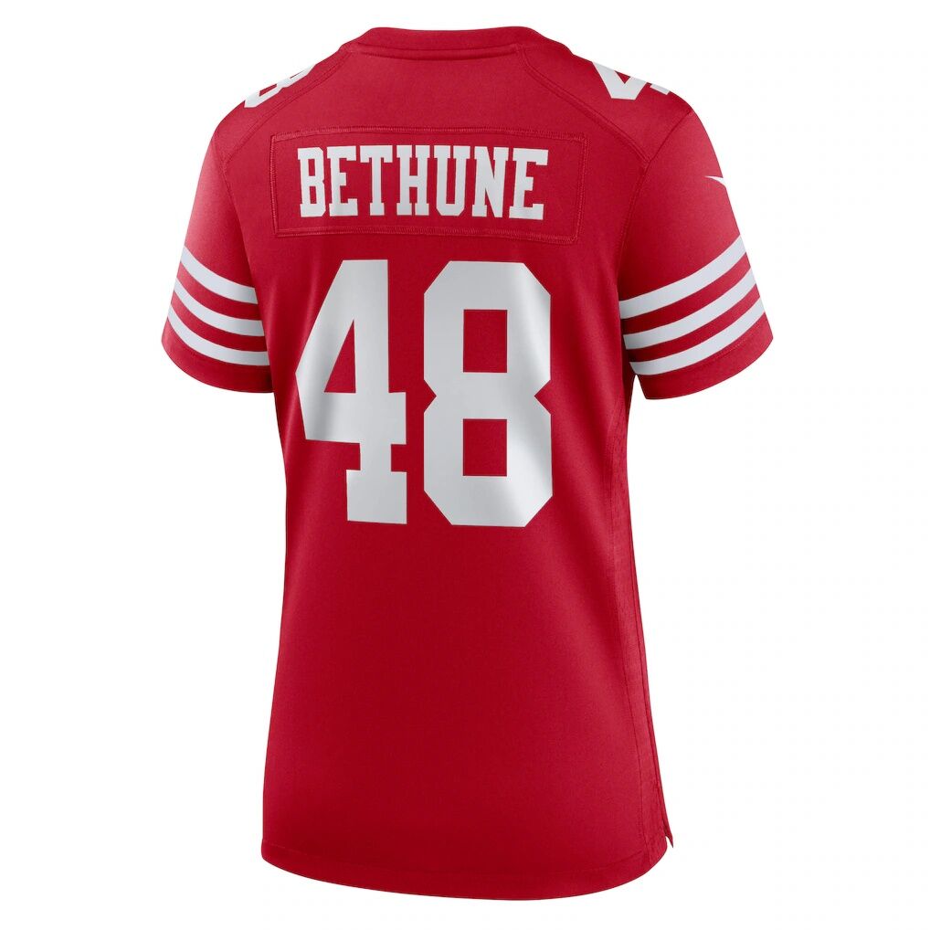 Tatum Bethune San Francisco 49ers Nike Women's Team Game Jersey -  Scarlet