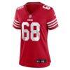 Colton McKivitz San Francisco 49ers Nike Women's Team Game Jersey - - Side View