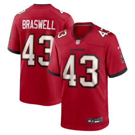Chris Braswell Tampa Bay Buccaneers Nike Game Jersey - Red - Front View