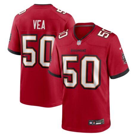 Vita Vea Tampa Bay Buccaneers Nike Game Jersey - Red - Front View