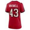 Chris Braswell Tampa Bay Buccaneers Nike Women's Team Game Jersey - Red - Detail View