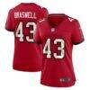 Chris Braswell Tampa Bay Buccaneers Nike Women's Team Game Jersey - Red - Front View