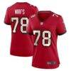 Tristan Wirfs Tampa Bay Buccaneers Nike Women's Team Game Jersey - Red - Front View