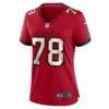 Tristan Wirfs Tampa Bay Buccaneers Nike Women's Team Game Jersey - Red - Side View