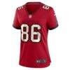 Evan Deckers Tampa Bay Buccaneers Nike Women's Team Game Jersey - Red - Side View