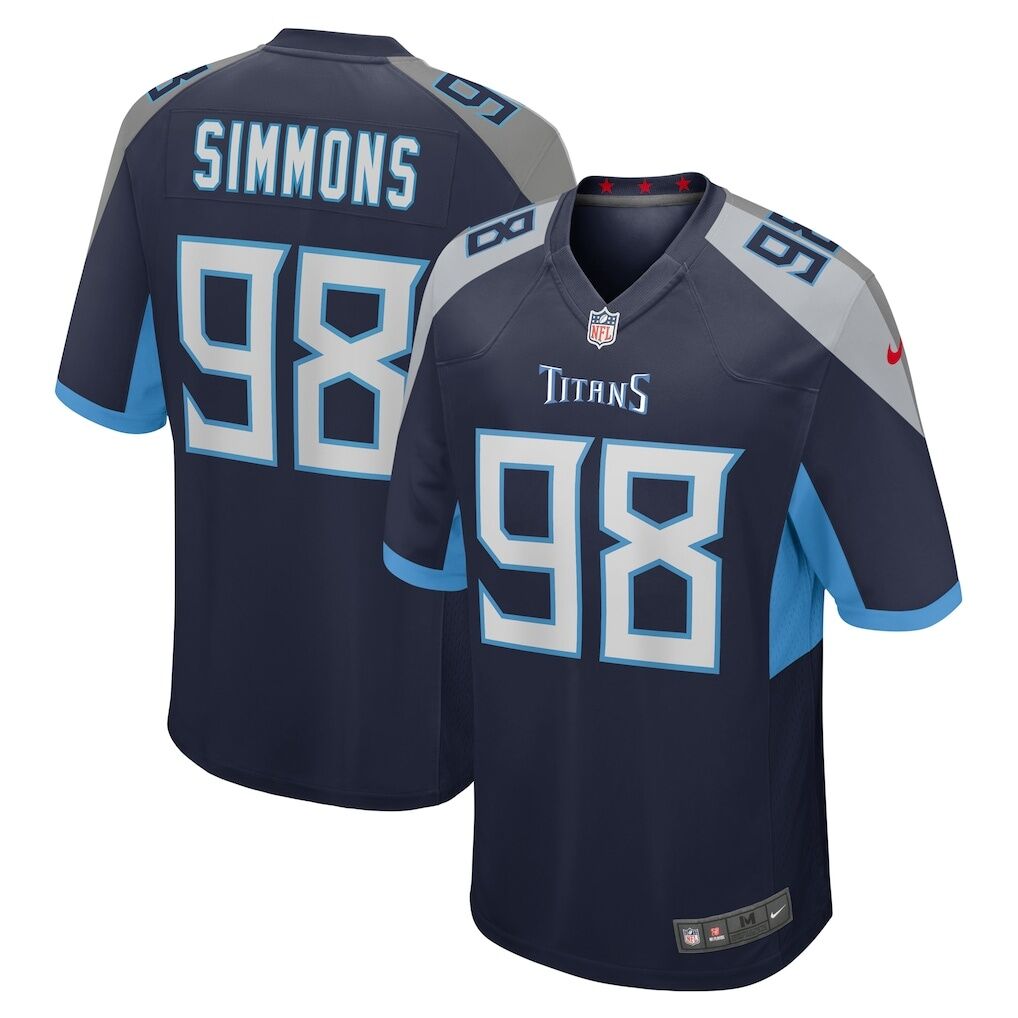 Jeffery Simmons Tennessee Titans Nike  Game Jersey