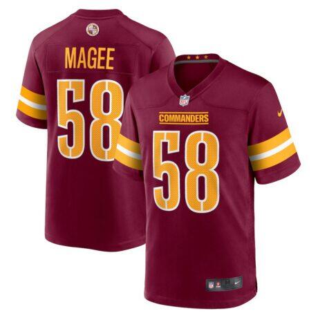 Jordan Magee Washington Commanders Nike Game Jersey - - Front View