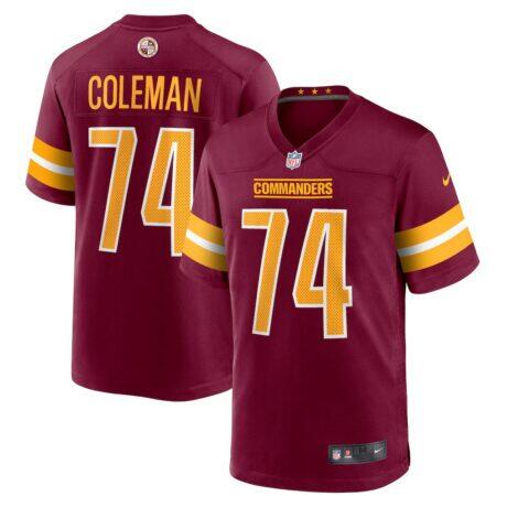 Brandon Coleman Washington Commanders Nike Game Jersey - - Front View
