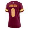 Mike Sainristil Washington Commanders Nike Women's Team Game Jersey - - Detail View