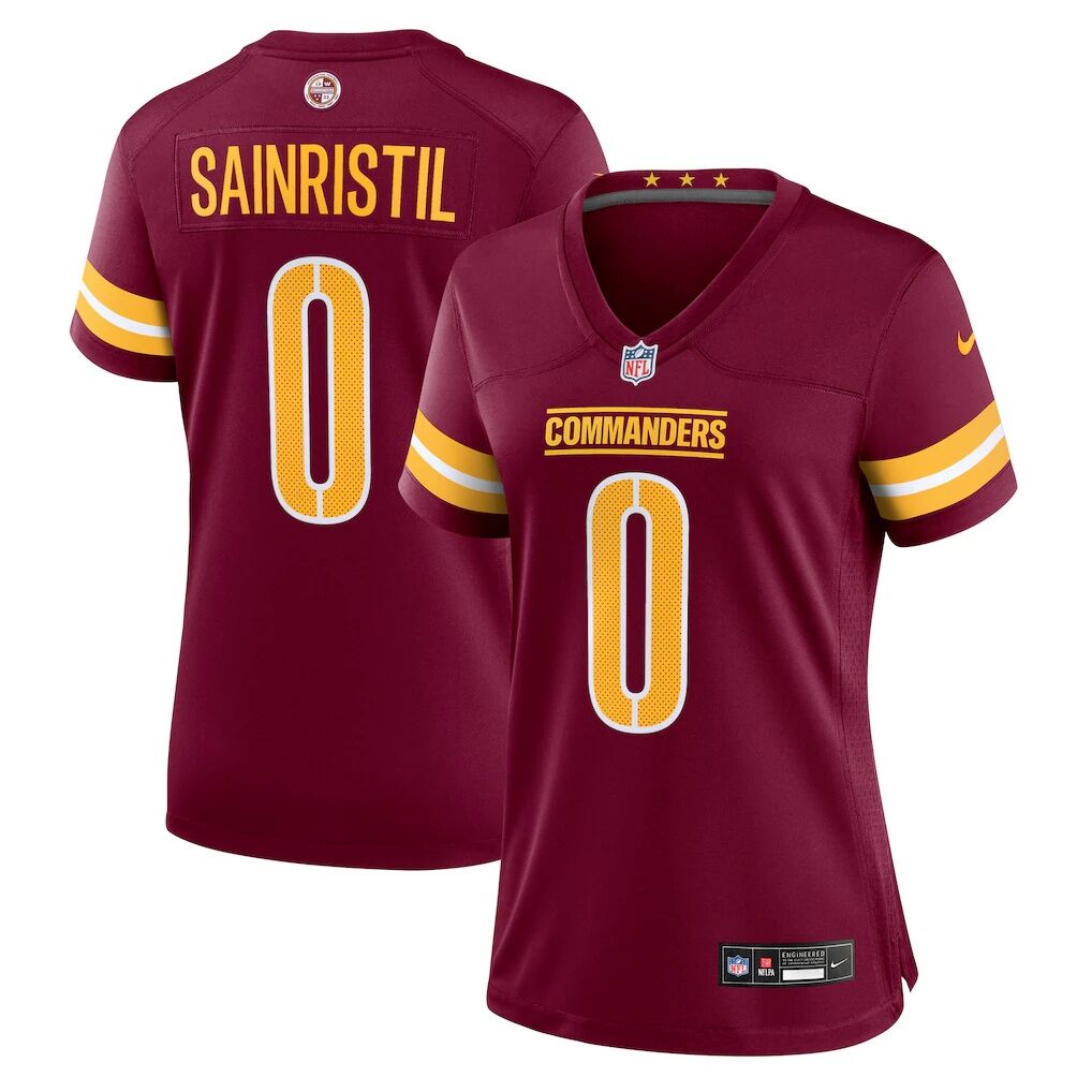 Mike Sainristil Washington Commanders Nike Women's Team Game Jersey -  Burgundy