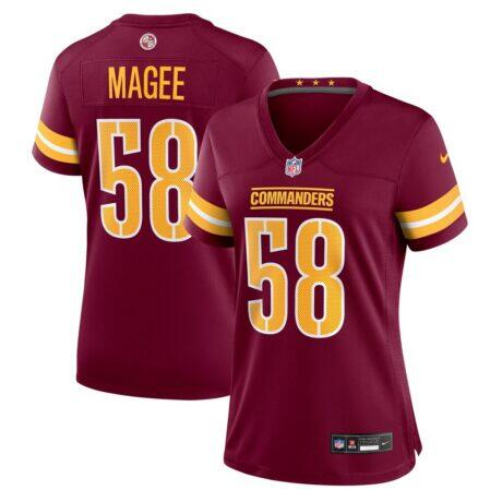 Jordan Magee Washington Commanders Nike Women's Team Game Jersey - - Front View