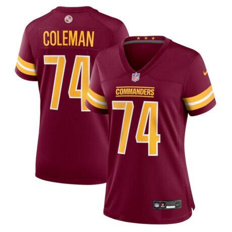 Brandon Coleman Washington Commanders Nike Women's Team Game Jersey - - Front View