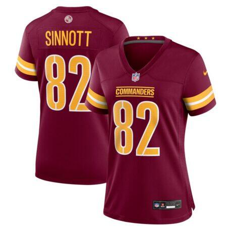Ben Sinnott Washington Commanders Nike Women's Team Game Jersey - - Front View