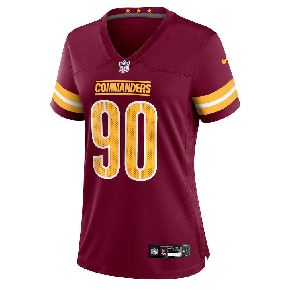 Javontae Jean-Baptiste Washington Commanders Nike Women's Team Game Jersey -  Burgundy