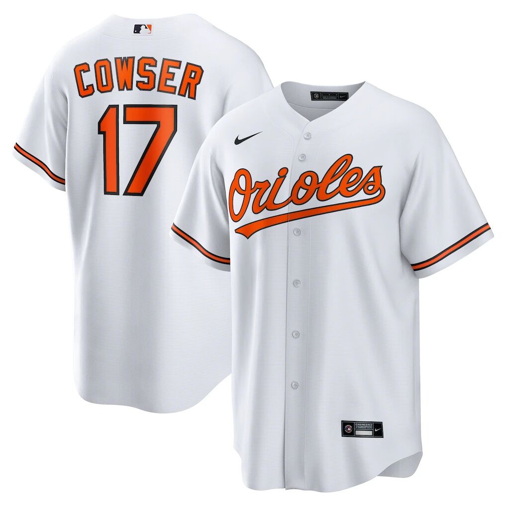 Colton Cowser Baltimore Orioles Nike Home Replica Jersey