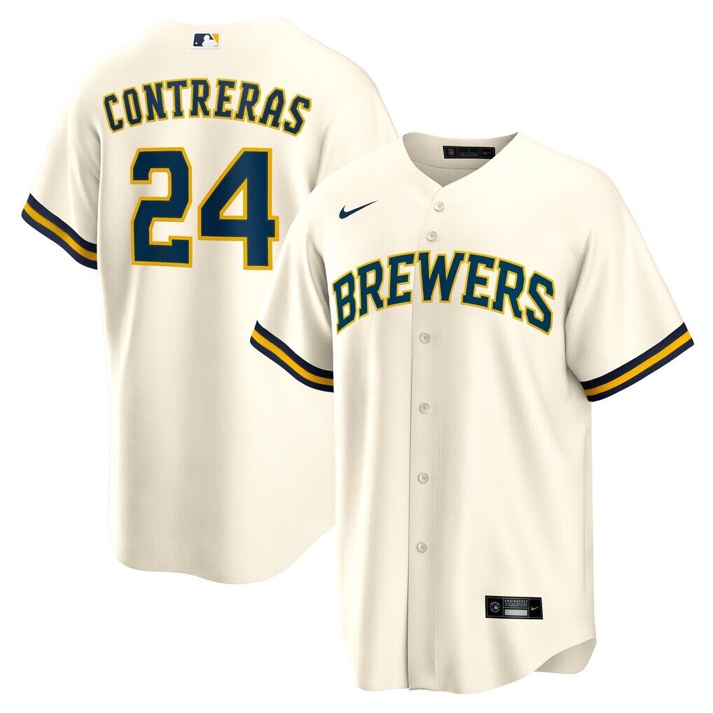 William Contreras Milwaukee Brewers Nike Home Replica Jersey