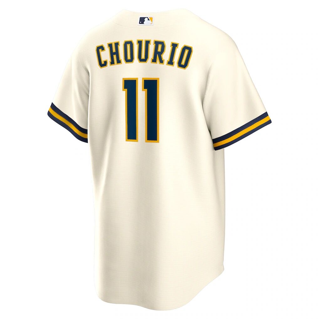 Jackson Chourio Milwaukee Brewers Nike Home Replica Jersey