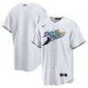 Tampa Bay Rays Nike Home Replica Team Jersey - White - Front View