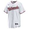 James Wood Washington Nationals Nike Home Replica Jersey - White - Side View