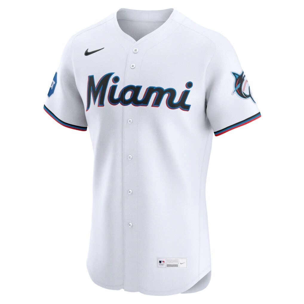 Miami Marlins Nike Home Elite Jersey
