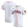 Houston Astros Nike Home Elite Jersey - White - Front View