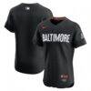 Baltimore Orioles Nike City Connect Elite Jersey - Black - Front View