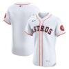 Houston Astros Nike Home Elite Jersey - White - Front View