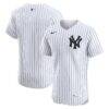 New York Yankees Nike Home Elite Jersey - White - Front View