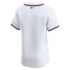 Atlanta Braves Nike Home Elite Jersey - White - Detail View
