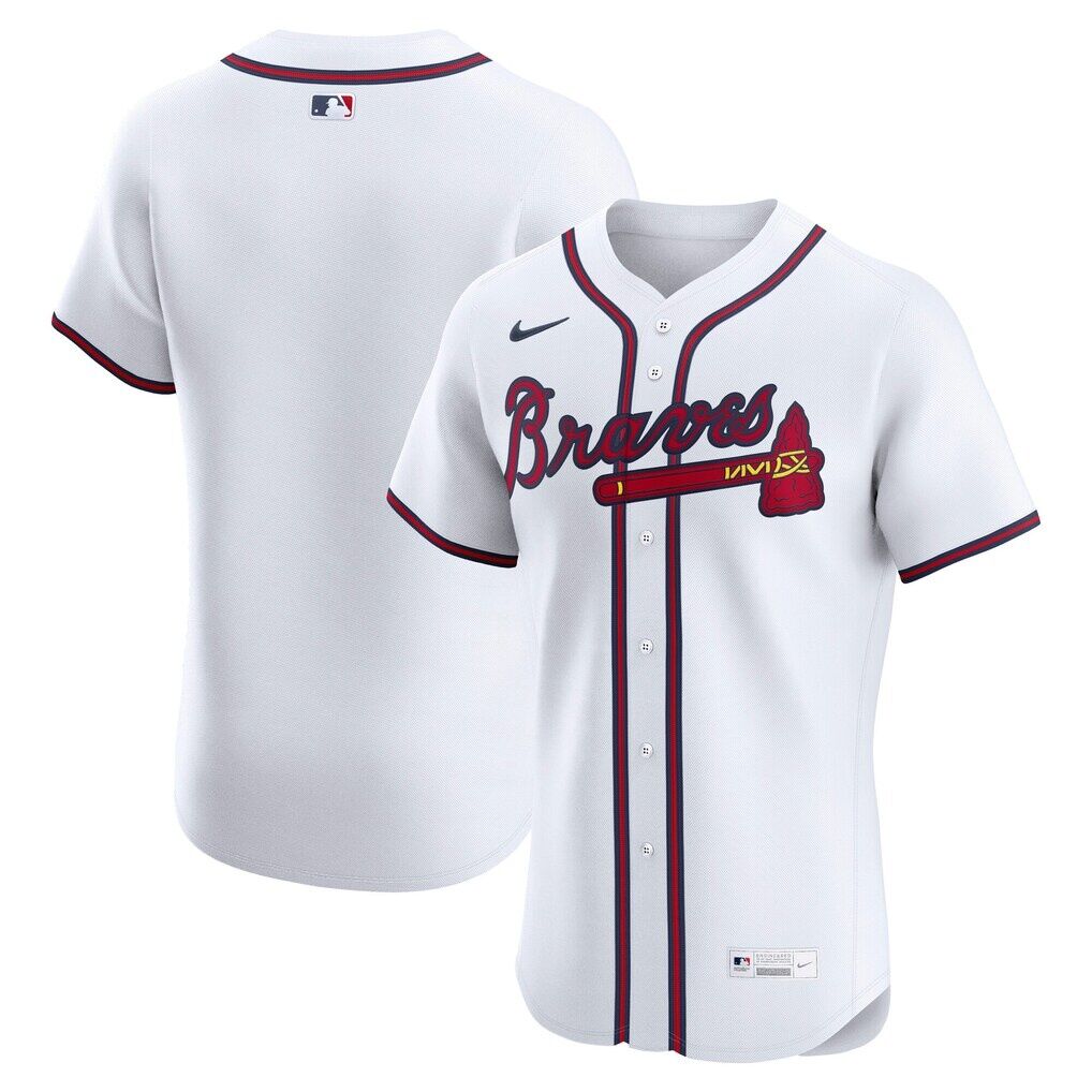Atlanta Braves Nike Home Elite Jersey