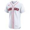 Boston Red Sox Nike Home Elite Jersey - White - Side View