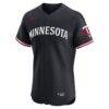 Minnesota Twins Nike Alternate 2 Elite Jersey - Navy - Side View