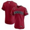 Arizona Diamondbacks Nike Alternate 2 Elite Jersey - Red - Front View