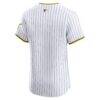 San Diego Padres Nike Home Elite Jersey - White - Detail View