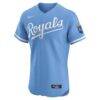 Kansas City Royals Nike Alternate Elite Jersey - Light Blue - Side View