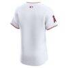 Los Angeles Angels Nike Home Elite Jersey - White - Detail View