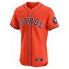 Houston Astros Nike Alternate Elite Jersey - Orange - Side View