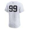 Aaron Judge New York Yankees Nike Home ElitePlayer Jersey - White - Detail View