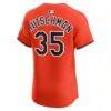 Adley Rutschman Baltimore Orioles Nike Alternate 2 Elite Jersey - Orange - Detail View