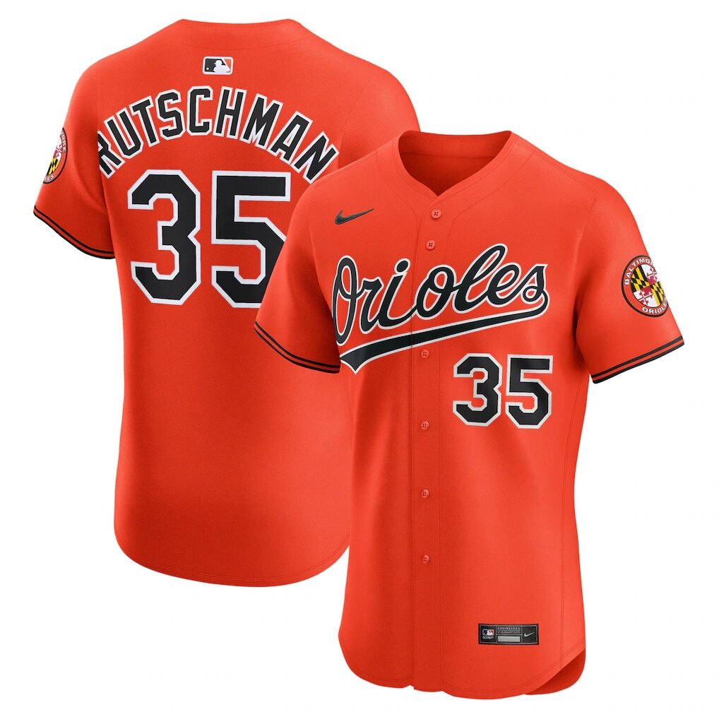 Adley Rutschman Baltimore Orioles Nike Alternate 2 Elite Jersey