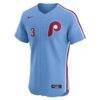 Bryce Harper Philadelphia Phillies Nike Alternate Elite Jersey - Light Blue - Side View